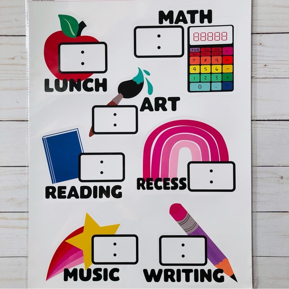 Classroom Subject Wall Clings Poster - Picture 2 of 3